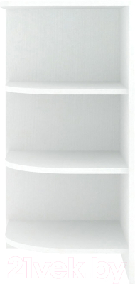 Угловое окончание для комода Кортекс-мебель Сенатор КМ47 (белый)