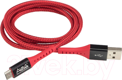 Кабель AURA TPC-UM7R USB - microUSB (красный)