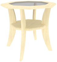 Журнальный столик Кортекс-мебель Лотос-1 (клён) - 