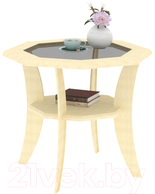 Журнальный столик Кортекс-мебель Лотос-1 (клён)