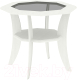 Журнальный столик Кортекс-мебель Лотос-1 (ясень белый) - 