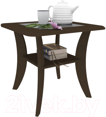 Журнальный столик Кортекс-мебель Лотос-3 (венге)