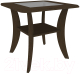 Журнальный столик Кортекс-мебель Лотос-3 (венге) - 