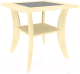 Журнальный столик Кортекс-мебель Лотос-3 (клён) - 