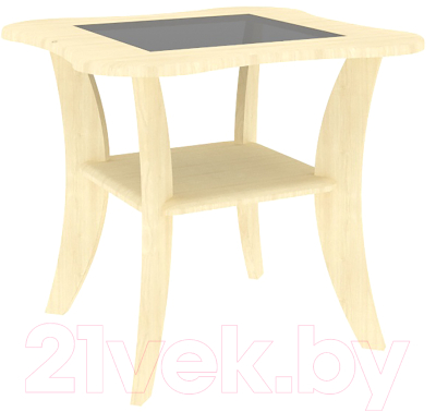 Журнальный столик Кортекс-мебель Лотос-4 (клён)