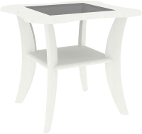 Журнальный столик Кортекс-мебель Лотос-4 (ясень белый) - 