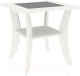 Журнальный столик Кортекс-мебель Лотос-4 (ясень белый) - 