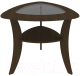 Журнальный столик Кортекс-мебель Лотос-5 (венге) - 