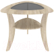 Журнальный столик Кортекс-мебель Лотос-5 (дуб сонома) - 