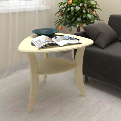 Журнальный столик Кортекс-мебель Лотос-5 (клён)