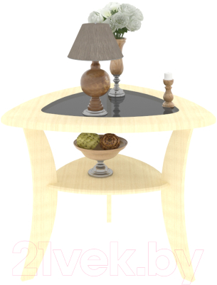 Журнальный столик Кортекс-мебель Лотос-5 (клён)