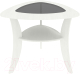 Журнальный столик Кортекс-мебель Лотос-5 (ясень белый) - 