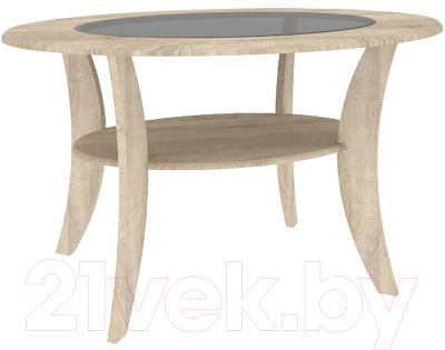 Журнальный столик Кортекс-мебель Лотос-7 (дуб сонома)