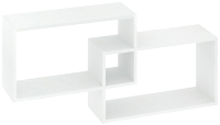 Полка-ячейка Кортекс-мебель КМ 24 (белый) - 