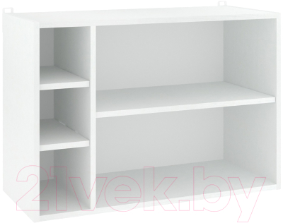 Полка-ячейка Кортекс-мебель КМ 25 (белый)