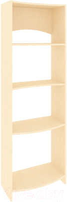 Стеллаж Кортекс-мебель КМ30 волна (венге светлый)