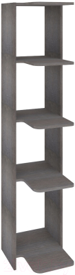 Стеллаж Кортекс-мебель КМ31 угловой (берёза)