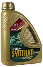 Моторное масло Petronas Syntium 7000 DM 0W30 / 70181GC5EU (2л)