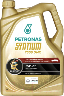 Моторное масло Petronas Syntium 7000 DMX 0W20 / 70293M12EU (5л)