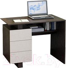 Письменный стол MFMaster Ренцо-1 / МСТ-СРЕ-01-ВД-16 (венге/дуб молочный)