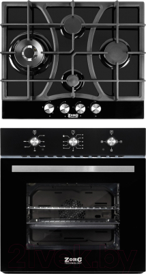 

Комплект встраиваемой техники Zorg Technology, BE4 BL + CLC FDW BL