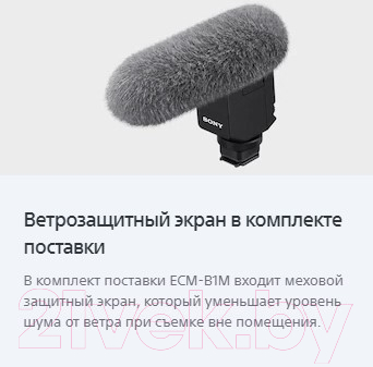 Микрофон Sony ECM-B1M