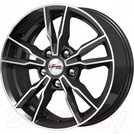 Литой диск iFree Икигай 16x6.5" 5x108мм DIA 67.1мм ET 40мм Блэк джек