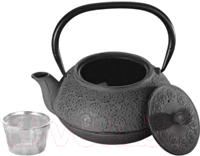Заварочный чайник Peterhof PH-15624 (черный)