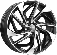 

Литой диск K&K, KC883 X-Trail 18x7" 5x114.3мм DIA 66.1мм ET 45мм Алмаз черный