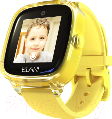 Умные часы детские Elari KidPhone 4 Fresh / KP-F (желтый)