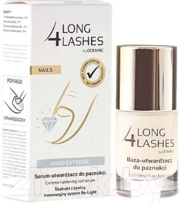 

Лак для укрепления ногтей Long4Lashes, Прозрачный, Сыворотка Nails интенсивно укрепляющая