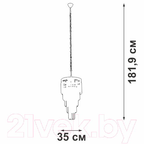 Люстра Vitaluce V5151-1/7 — фото 3