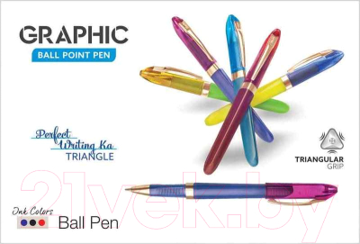 Ручка шариковая Montex Graphic (синий)
