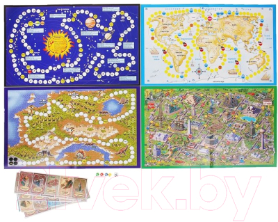 Изображение товара Настольная игра Topgame Увлекательное путешествие 4 в 1 / 01580