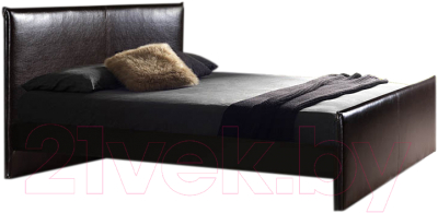 Полуторная кровать ГрандМанар Сафо 140x200 (Chili Sepia)