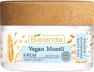 Крем для лица Bielenda Vegan Muesli увлажняющий пшеница+овес+кокосовое молоко (50мл)