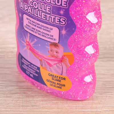 Клей силикатный Elmers Glitter Glue / 2077249 (розовый)