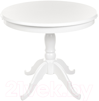 

Обеденный стол Рамзес, Раздвижной массив круглый 90-125x90