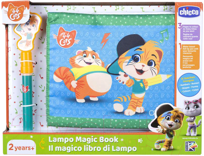 Развивающая игрушка Chicco Книжка мягкая Lampo / 9936