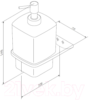 Дозатор для жидкого мыла AM.PM Inspire A50A36900
