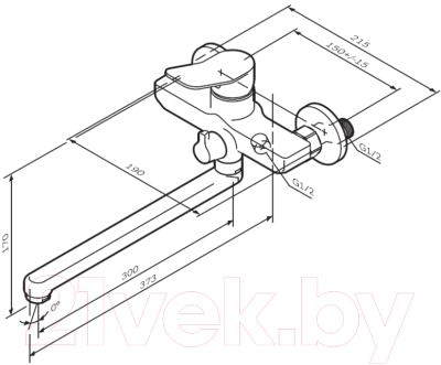 Смеситель AM.PM X-Joy F85A90000