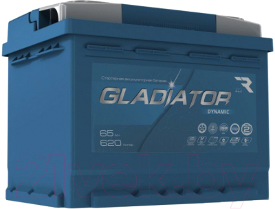 Автомобильный аккумулятор Gladiator Dynamic R+ (65 А/ч)