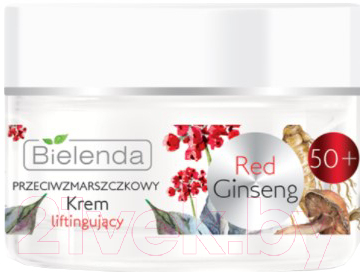 Крем для лица Bielenda Red Ginseng с эффектом лифтинга против морщин 50+ день/ночь (50мл)