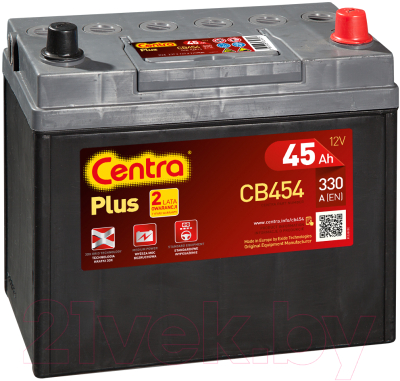 

Автомобильный аккумулятор Centra, Plus Asia R+ / CB454