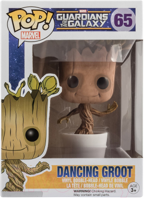 Фигурка коллекционная Funko POP! Bobble Guardians of the Galaxy Dancing Groot 5104 / Fun28