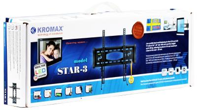 Кронштейн для телевизора Kromax Star-3 (темно-серый) - упаковка
