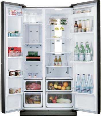 Холодильник с морозильником Samsung RS-21 HNLMR - общий вид