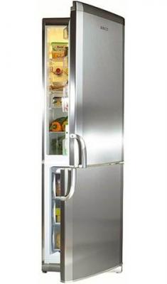 Холодильник с морозильником Beko CSK 34000 X - вид спереди