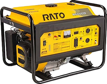 Бензиновый генератор Rato R6000 - общий вид