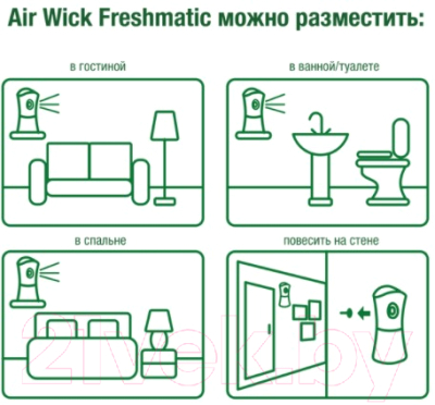 Сменный блок для освежителя воздуха Air Wick Fresh Matic Райские цветы (250мл)